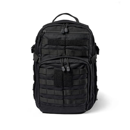 5.11 Tactical Backpack – Rush 12 2.0 – Military Molle Pack, CCW with Multiple Compartments, 24 Liter, Small, Style 56561, Black