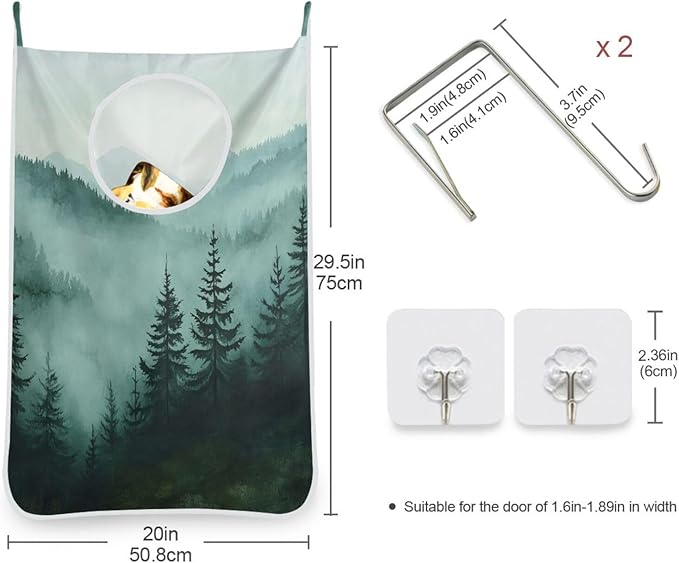 Hanging Laundry Hamper Over the Door