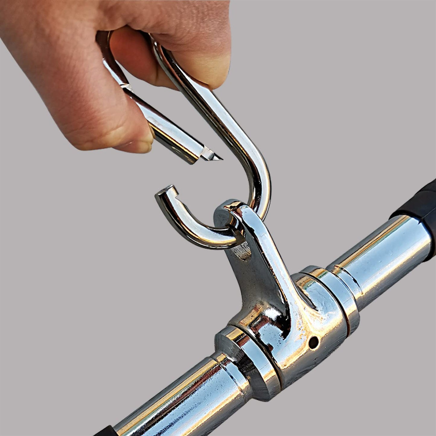 Cable Machine Accessories for Home Gym, 3.8 Inch Heavy Duty Steel Carabiner Clip, LAT Pull Down Attachments, Cable Attachments, Snap Hook