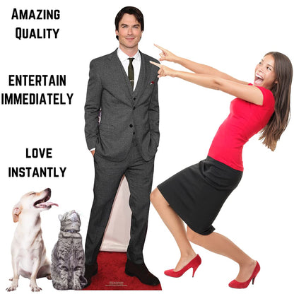 CS577 Star Cutouts Ian Somerhalder Gift Part Decoration Birthday Supplies Movie Star Cardboard Cutout Amazing Quality Photo Image