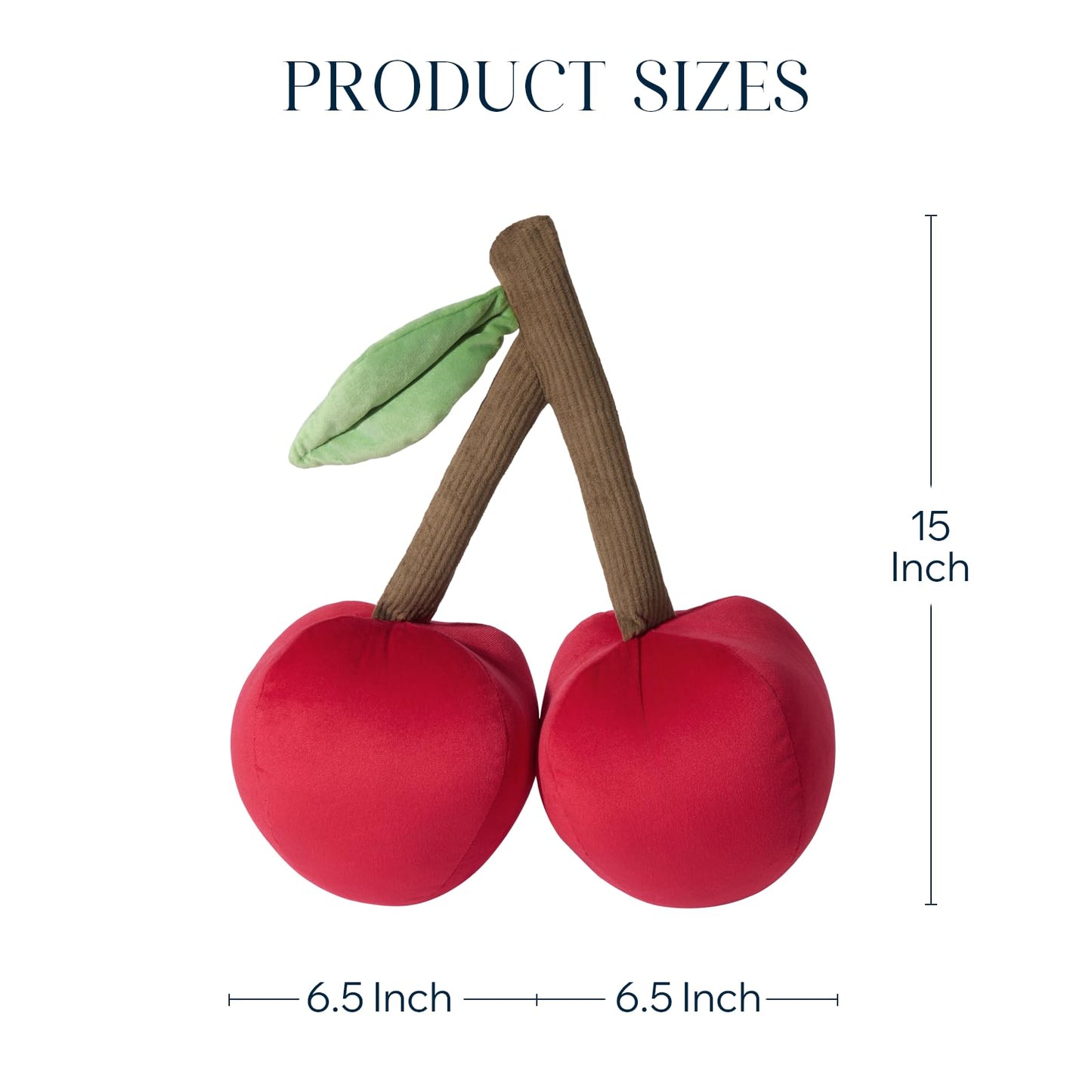 Phantoscope Papaya Shaped Throw Pillow, Fruit Themed Cushion for Couch, Bed and Chair, Pink, 10 x 15 inches