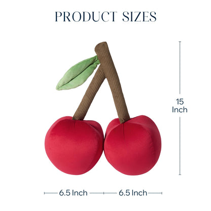 Phantoscope Papaya Shaped Throw Pillow, Fruit Themed Cushion for Couch, Bed and Chair, Pink, 10 x 15 inches