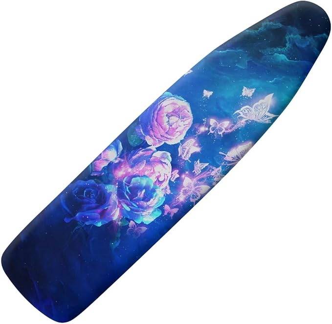 Blue Bling Butterfly Ironing Board Cover