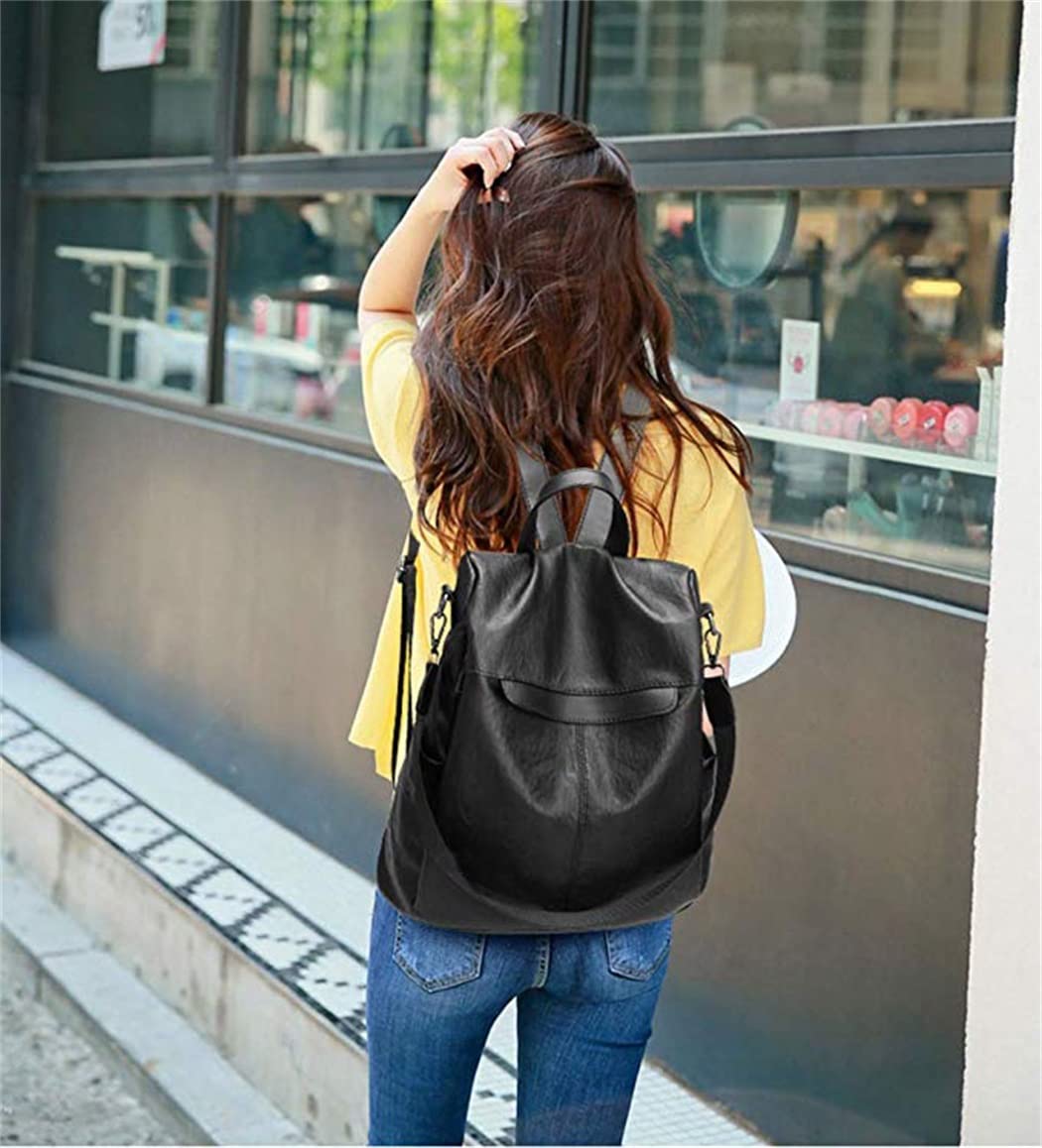 shepretty Zaino Donna antifurto Borsa Tracolla Zainetto Viaggio Daypack,0999-b