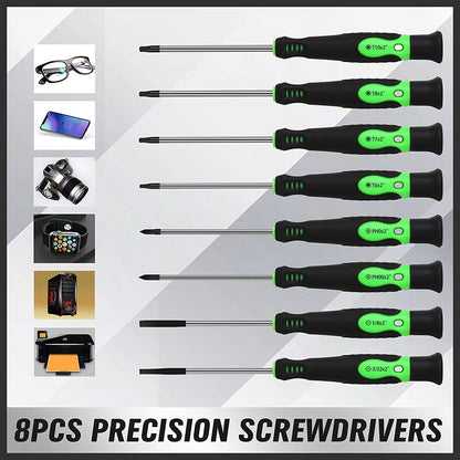 SWANLAKE 117PCS Magnetic Screwdrivers Set with Plastic Ranking,Tools for Men