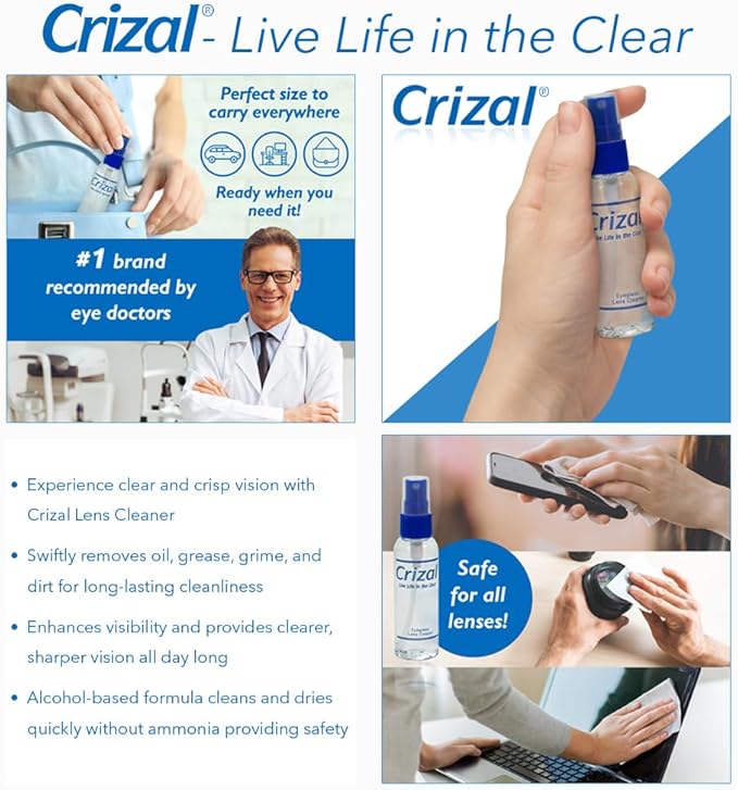 Eyeglass Lens Cleaner Bundle, Doctor Recommended