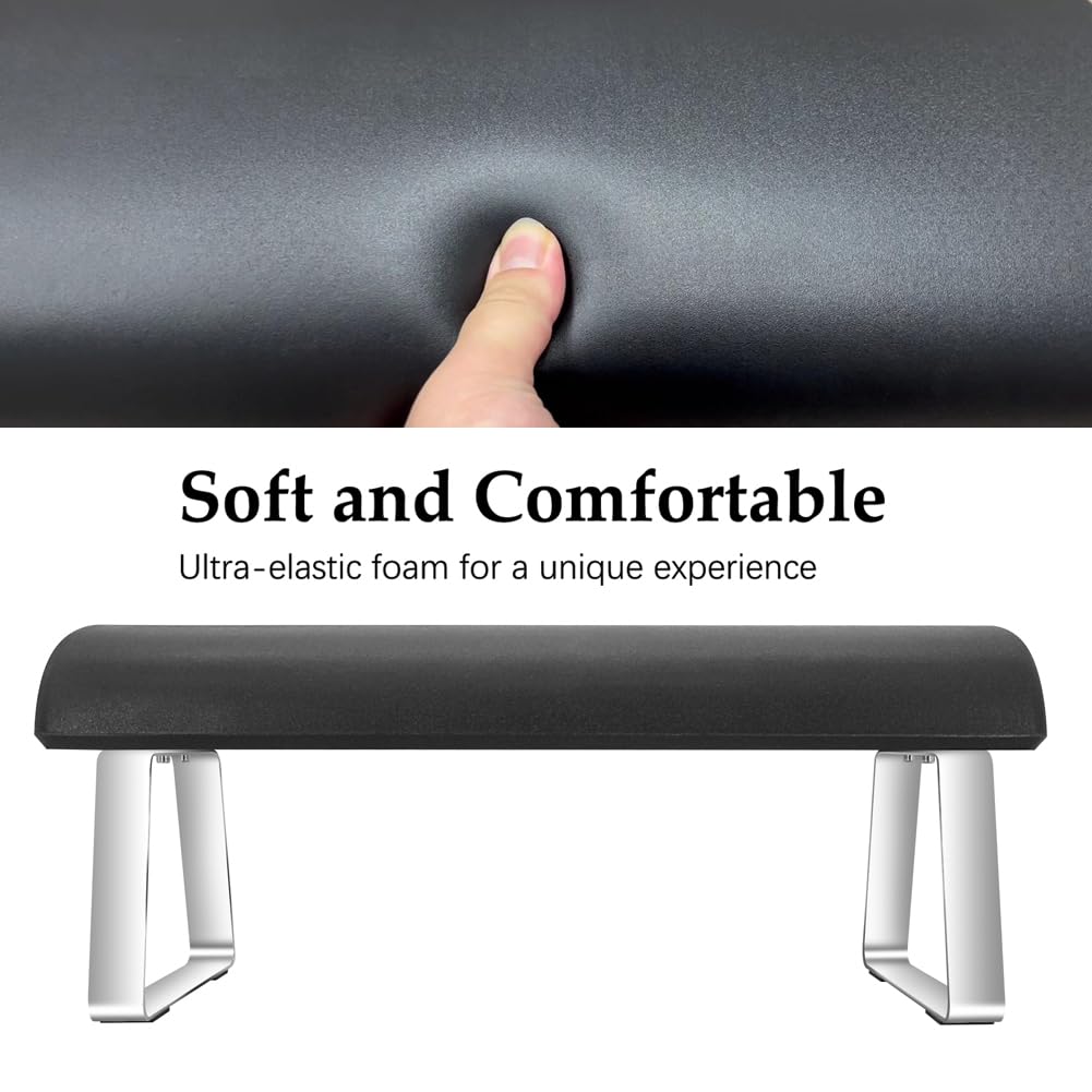 Waterproof Footrest, Upgraded High Elasticity Foot Rest Under Desk Footrest, Ergonomic Foot Rest for Under Desk at Work, Highly Supportive, No Deformation, Black