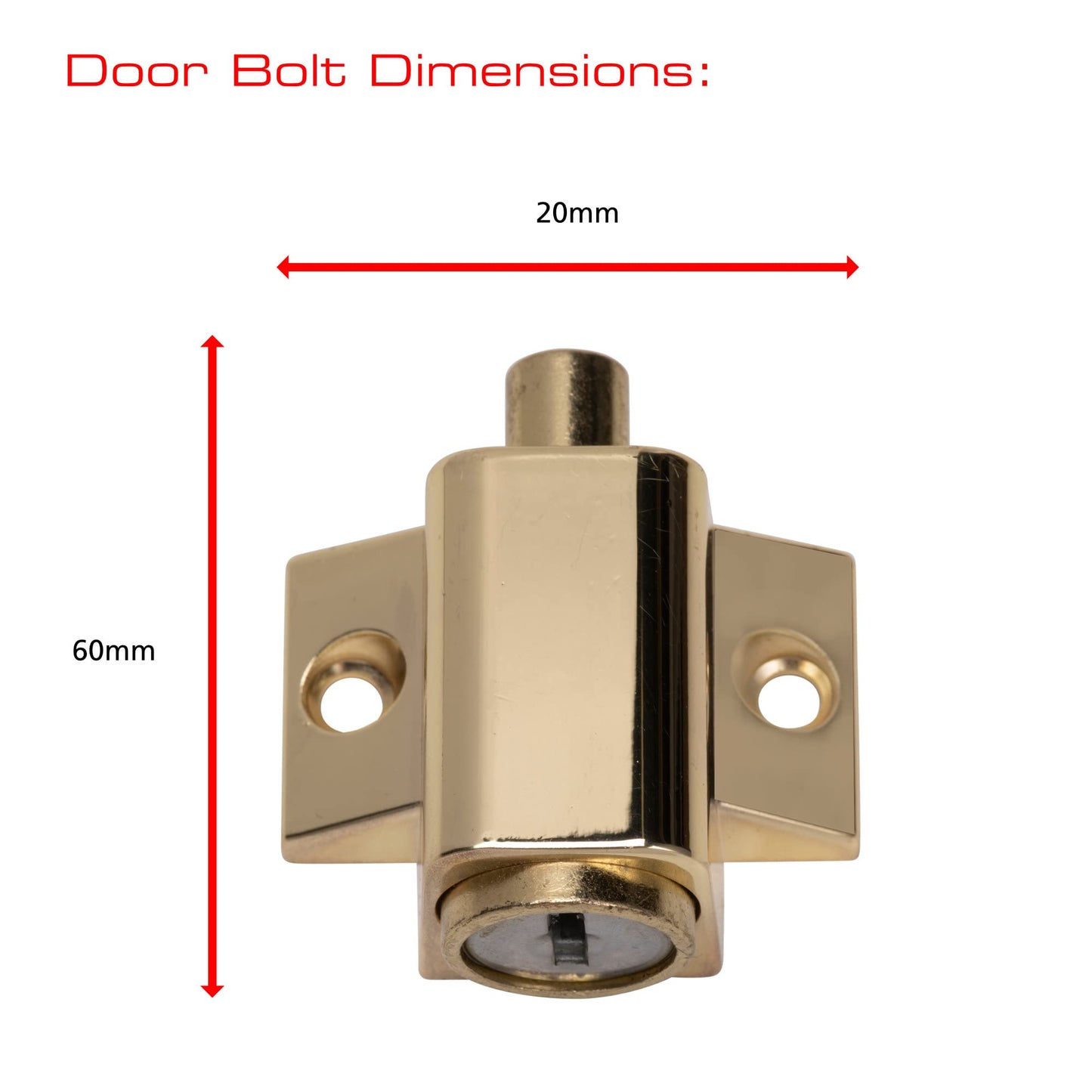Sterling PLB100 Patio Door and Window Locks - Brass