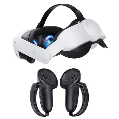 SUPERUS Head Strap & Controller Grips Cover for Meta Quest 3S/Quest 3, Enhanced Head Comfort and Provides Protection for The Grips