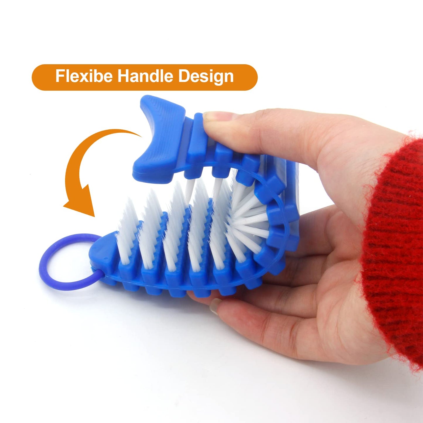 Barbell Brush Barbell Cleaning Kit, Nylon Barbell Brush for Cleaning Weighted Bars, Cleaning Supplies Stiff Brush for Strength Training Bars, Barbell, Dumbbells, Weight Trays, Exercise Machines