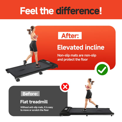 Piszvbej 8-Pack Treadmill Incline Riser Blocks, Stackable Treadmill Riser Incline Blocks, Adjustable Height Block for Leveling and Uphill Workout, Non-Slip Durable Support Blocks, for Home and Gym
