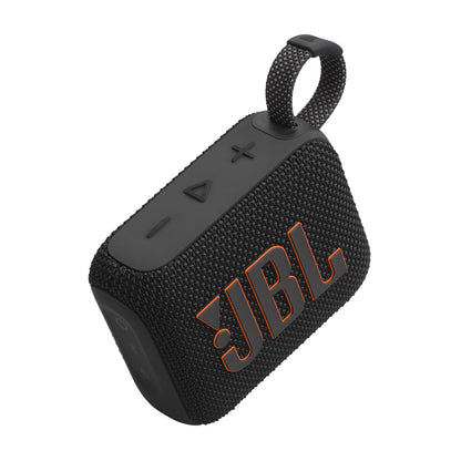 JBL GO 4 Ultra-Portable Bluetooth Speaker with Big JBL Pro Sound and Punchy Bass, PlaytimeBoost, Waterproof Design and 7-Hour Playtime, Black
