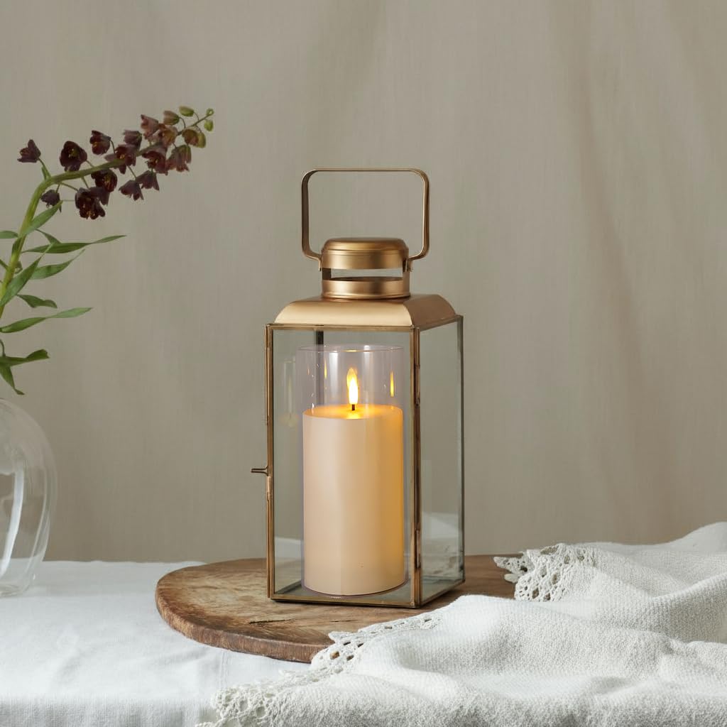 Niceme 9” x 4” Large Waterproof Outdoor Flameless Candles with Remote Control Timer, Flickering LED Pillar Candles Battery Operated for Indoor Outdoor Lanterns Patio Porch Decor, Long Lasting Set of 2