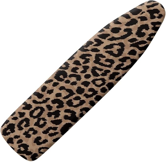 Brown Leopard Print Ironing Board Cover and Pad Soft Cover