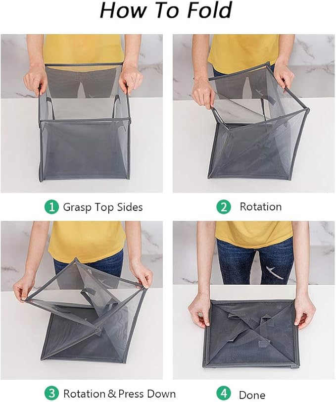 HONOMA Mesh Popup Laundry bags Hamper