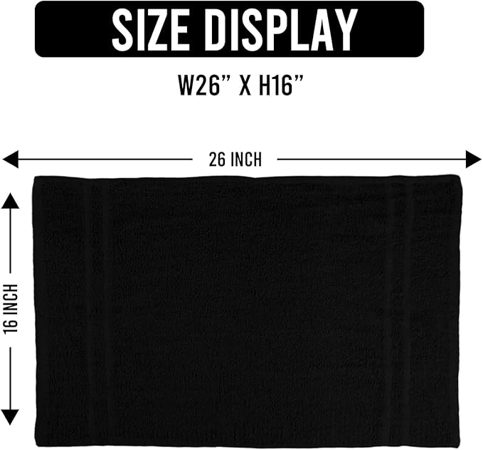 Hand Towels Pack of 40, 100% Cotton, 16 x 27 Inches, Highly Absorbable