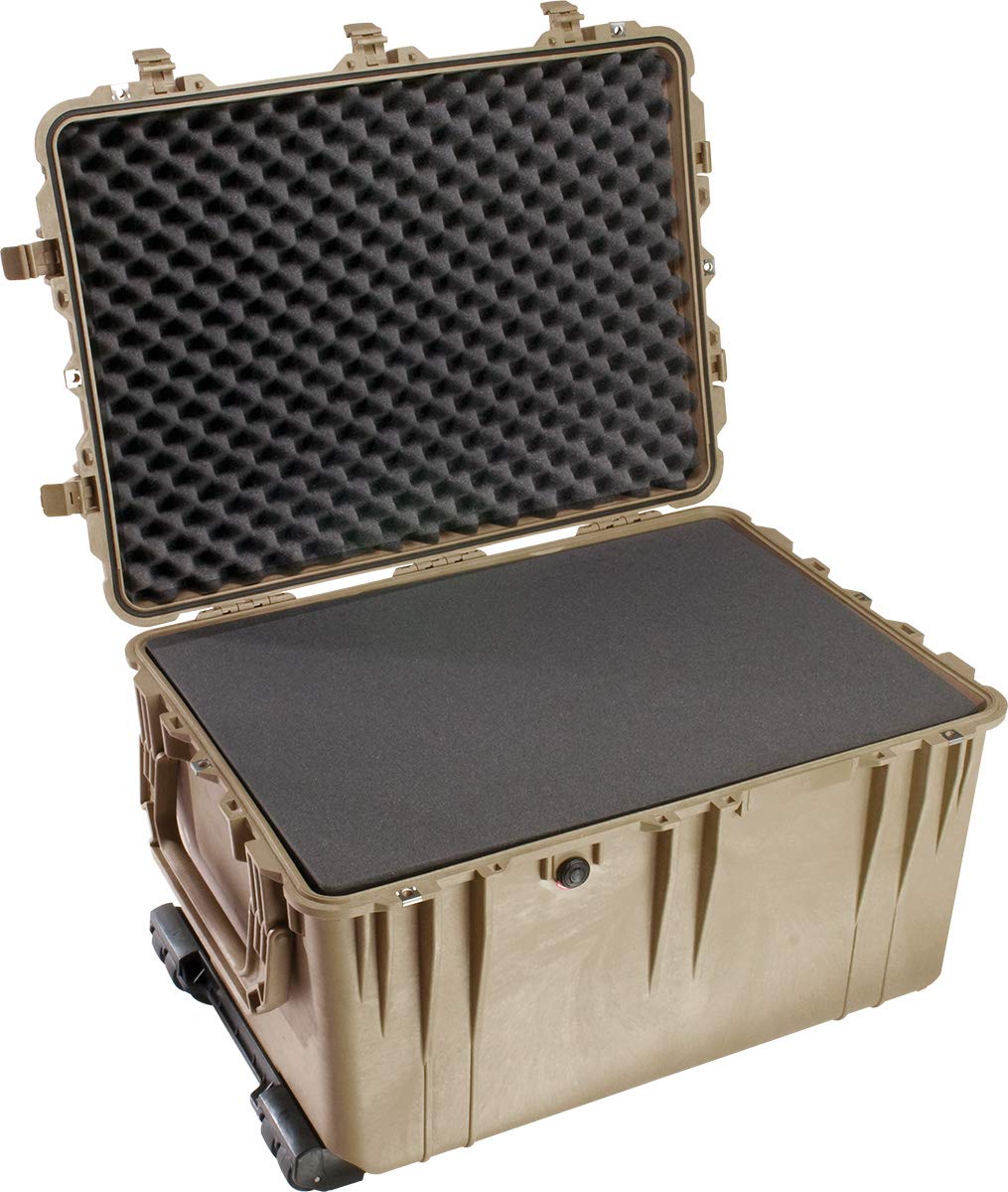 Pelican 1660 Case With Foam (Desert Tan)