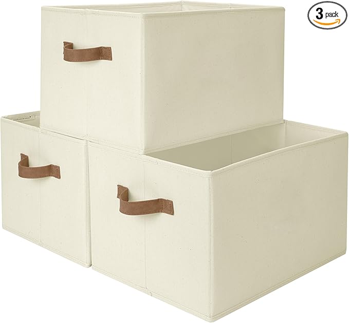 StorageWorks Foldable Storage Bins