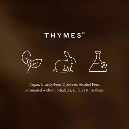 Thymes Noir Woods Scented Candles for Home Decor – Notes of Fresh Evergreen, Smoky Wood & Golden Amber – Luxury Home Fragrance Gifts for Women & Men – (2 Wick Medium Candle, 13oz)