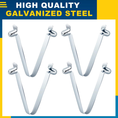 MorningRo 10 Pcs Scaffolding Pins Scaffold Spring Retainers Coupling Locking Pins Galvanized Steel Scaffolding Pin Parts Locking Equipment Accessories