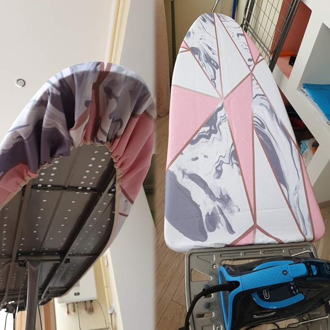 Ironing Board Cover and Pad Extra Thick Padding 19 X 50 Inch Fits Large and