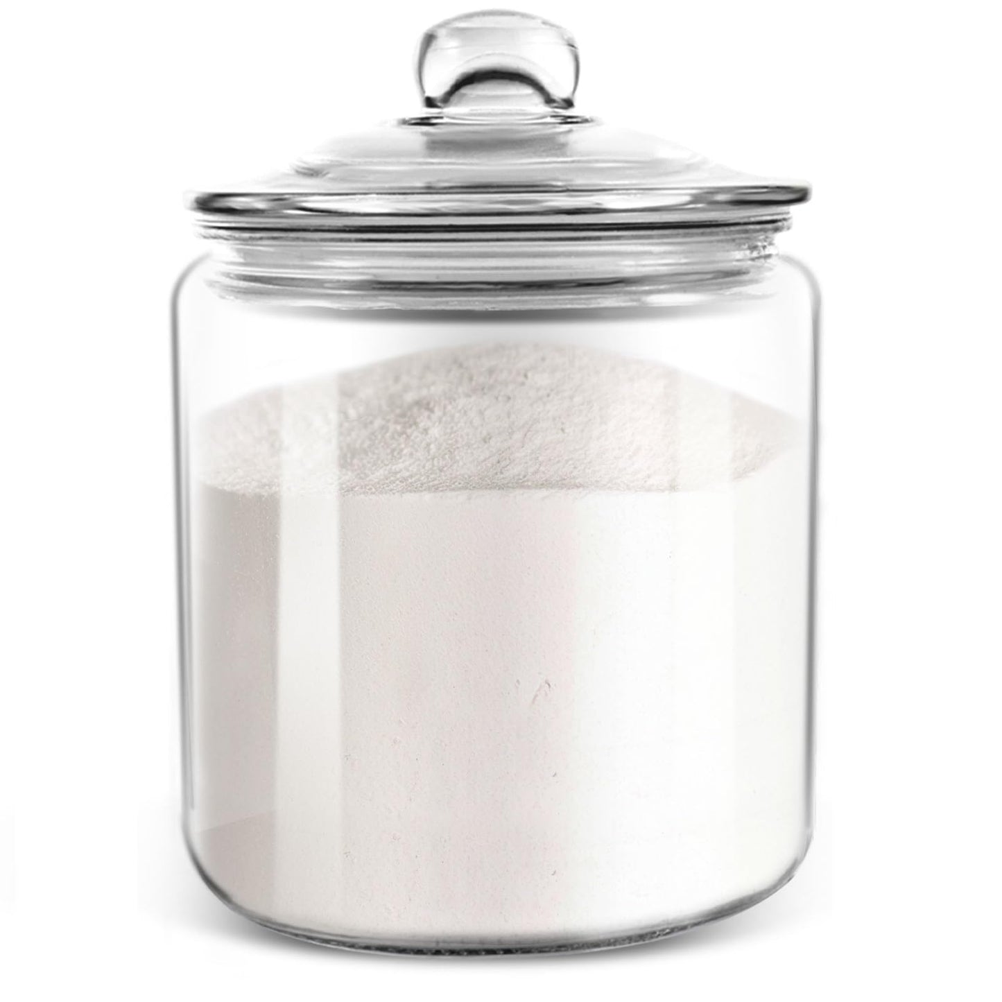 Masthome 1 Gallon Glass Jar with Lid,Large Glass Cookie Jar,Wide Mouth,Dishwasher Safe,Large Clear Jar,Storage Containers with Lids For Flour,Nuts,Cookies,Snacks