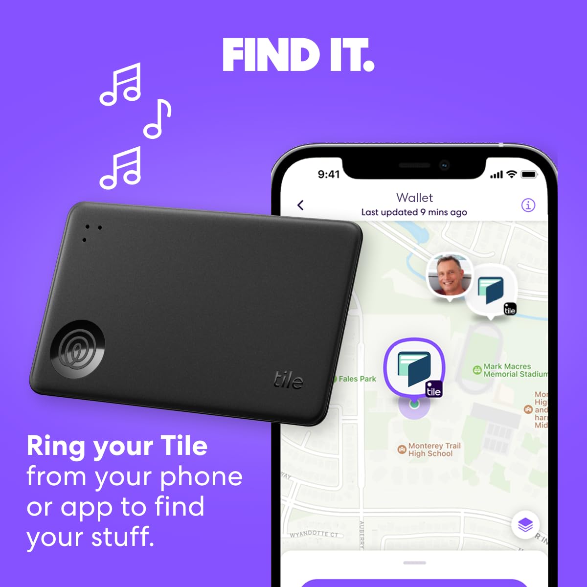 Tile by Life360 Slim (2024) –portfelowy lokalizator Bluetooth w formacie karty wsuwanej do zawieszki przy bagażu, paszportu in inne miejsca. zgodność: iOS in Android. znajdowanie telefonu.1 szt