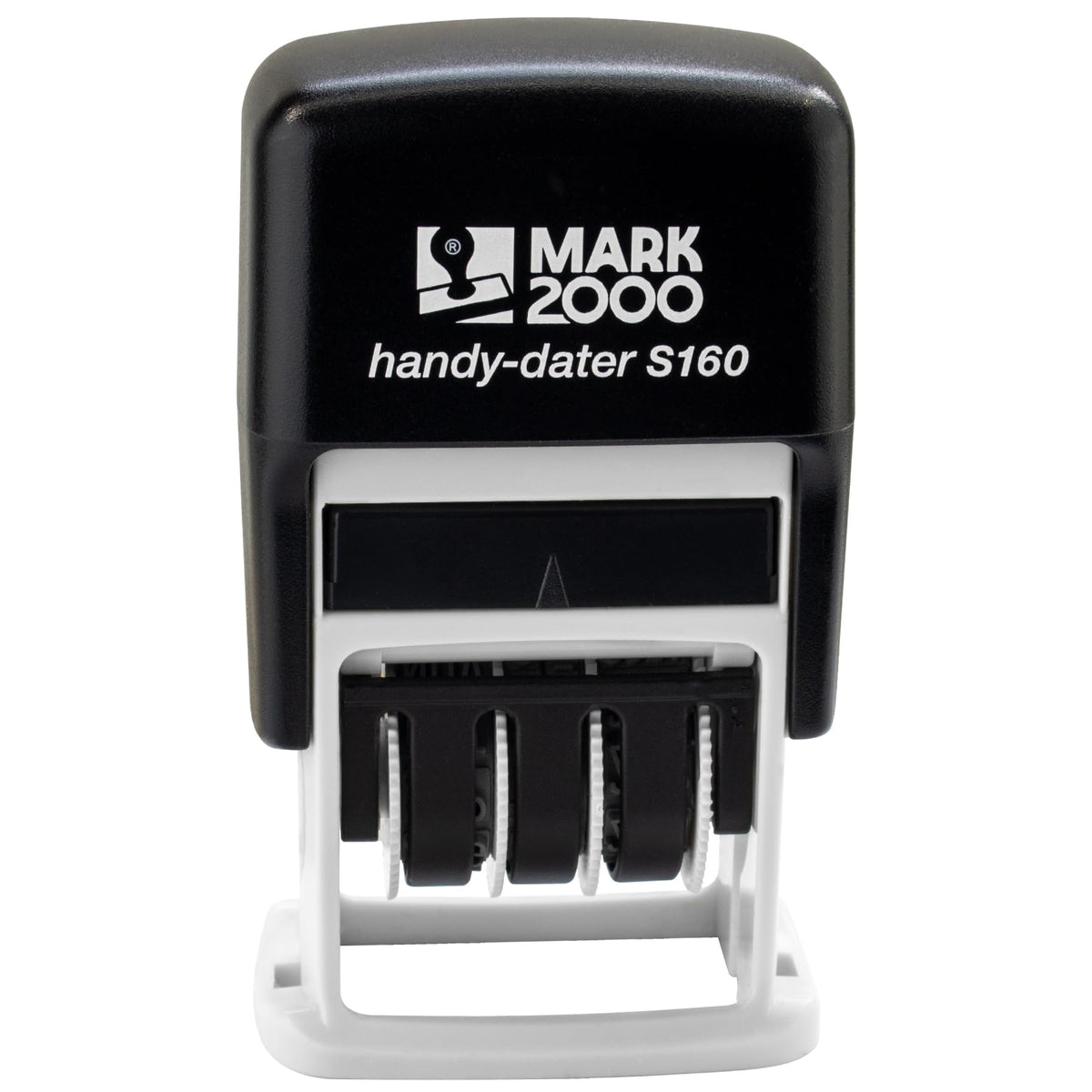 Mark 2000 Self-Inking Rubber Date Office Stamp with Completed Phrase & Date - Red Ink (Handy-Dater S160), 12-Year Band