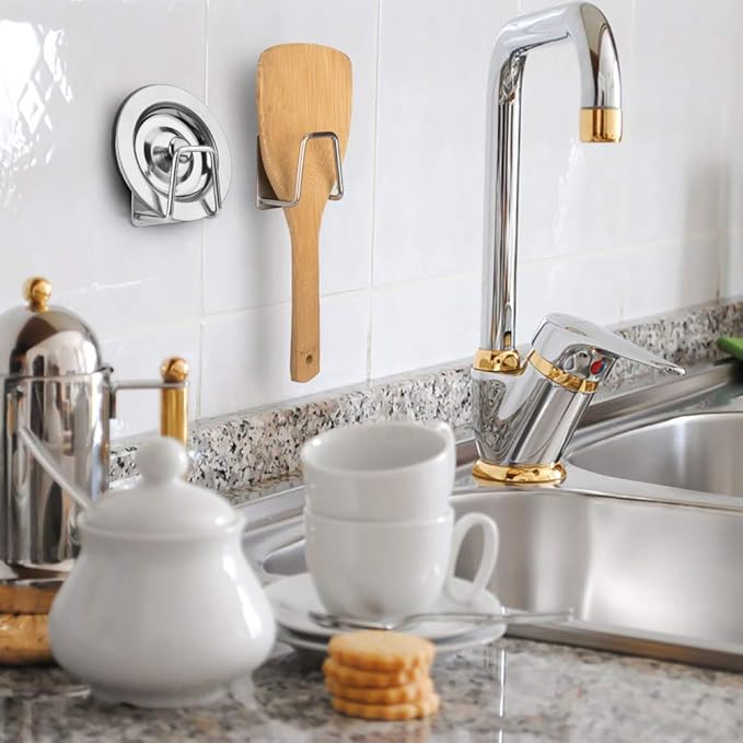 ESINAM 2Pcs Sponge Holders for Kitchen Sink, Strong Adhesive Small Sponge Holder