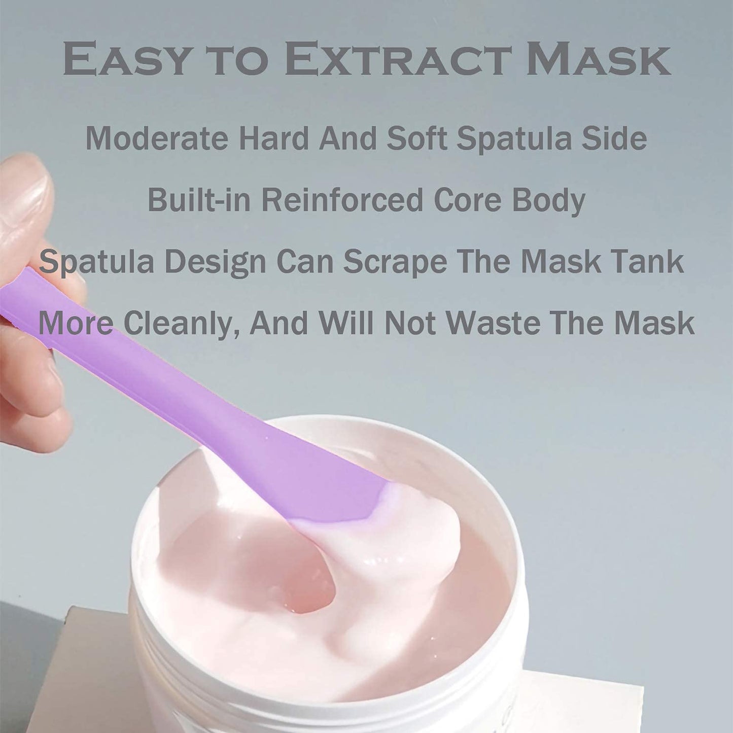 Facial Cleansing Brush, 2 in 1 Silicone Face Mask Brush & Face Scrubber, For Exfoliating, Massaging, Remove Blackheads, Makeup Skincare Removal, Applicator for Mud, Clay, Body Lotion, DIY Mask