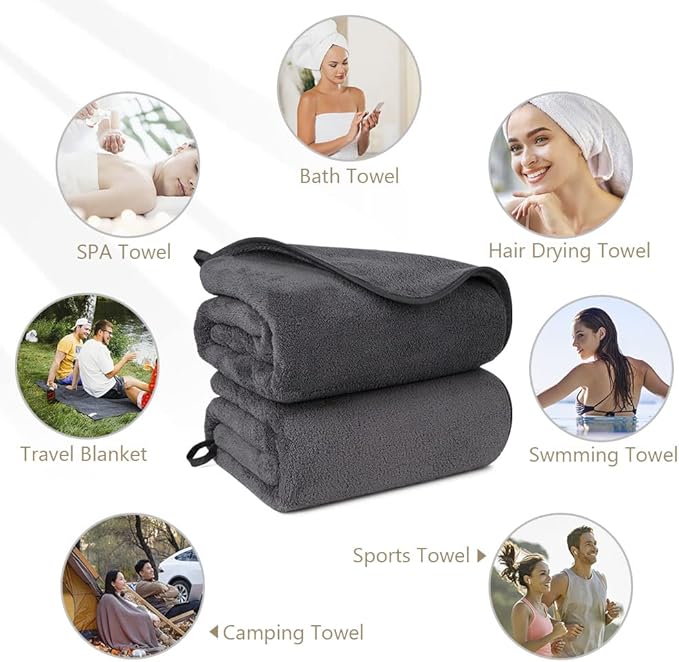 Orighty Bath Towels Pack of 4