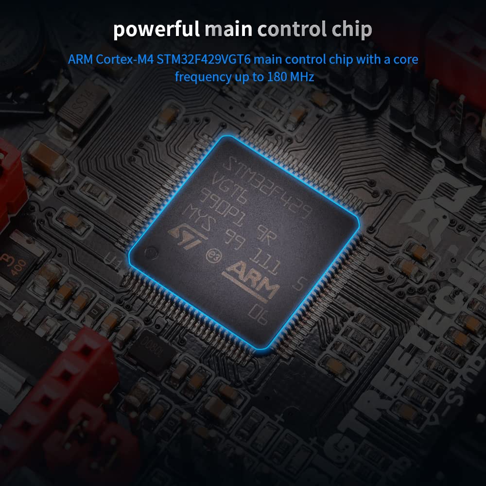 BIGTREETECH SKR 2 Control Board with 5 TMC2208 UART for 3D Printer Upgrade Based on SKR V1.4 Turbo Mianboard Compatible with Marlin RepRapFirmware Support TFT35 Display 12864 Screen (STM32F429VGT6)