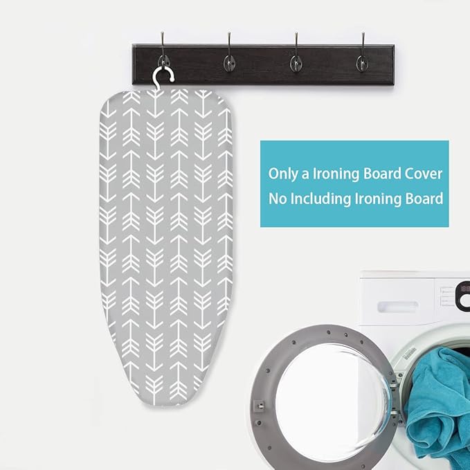 12 x 32 Tabletop Ironing Board Cover and Premium Heavy Duty 4 Layer Pad Extra