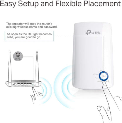 TP-Link TL-WA850RE N300Mbps WiFi Extender Booster, Ethernet Port, Internet Booster, Access Point,WiFi Repeater, WiFi Extender,App Control, WiFi Booster Range Extender, Plug & Play,UK Plug