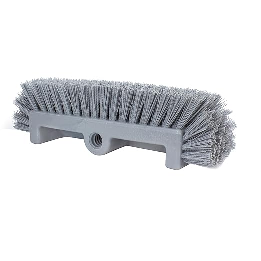 SPARTA Multi-Level Tile Scrub Brush 12" Wide Brush Head, Heavy-Duty Tile