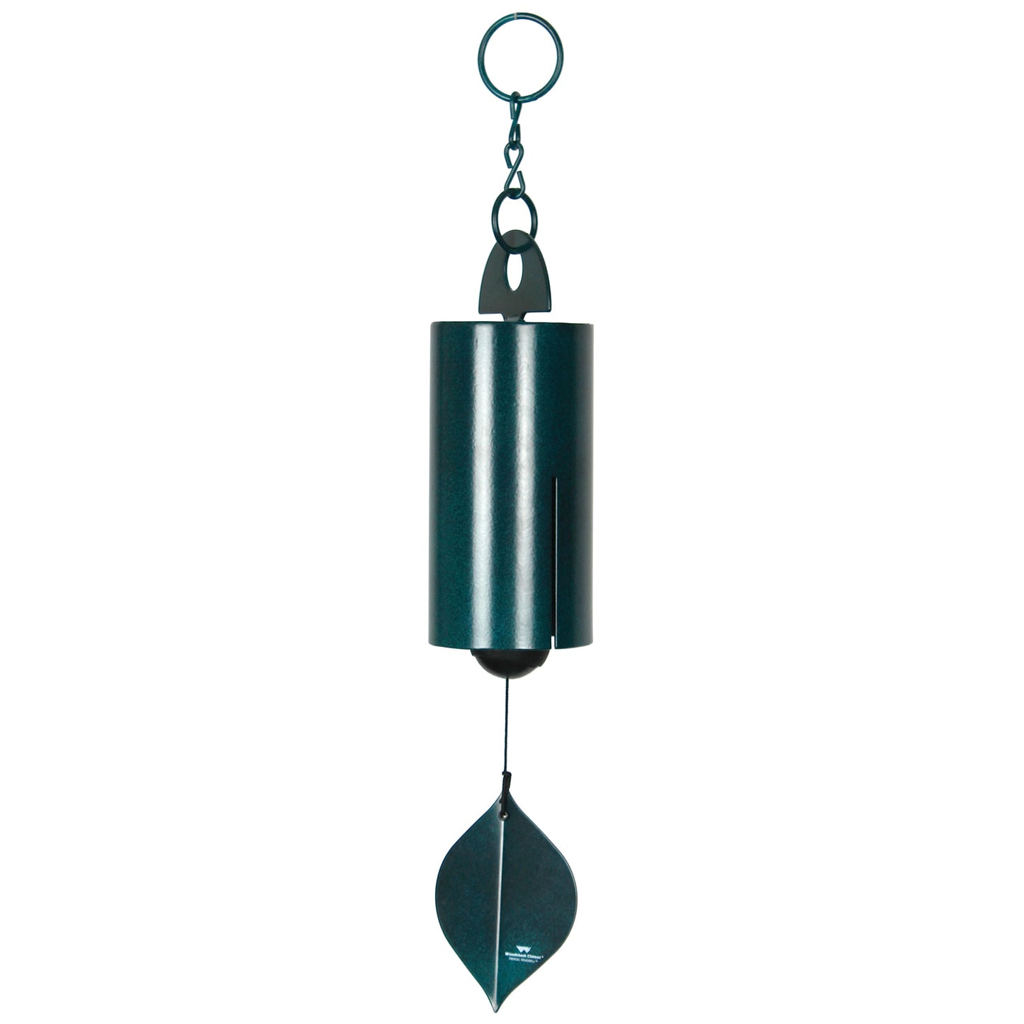 Woodstock Chimes Heroic Windbell Wind Chime for Outside 24" Medium Green,Deep Tone Sound, Outdoor Decor for Patio, Porch, Garden HWMG