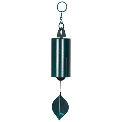 Woodstock Chimes Heroic Windbell Wind Chime for Outside 24" Medium Green,Deep Tone Sound, Outdoor Decor for Patio, Porch, Garden HWMG