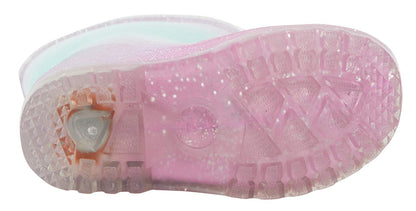 Disney Frozen 2 Girls Light Up Wellington Boots 9 UK Child
