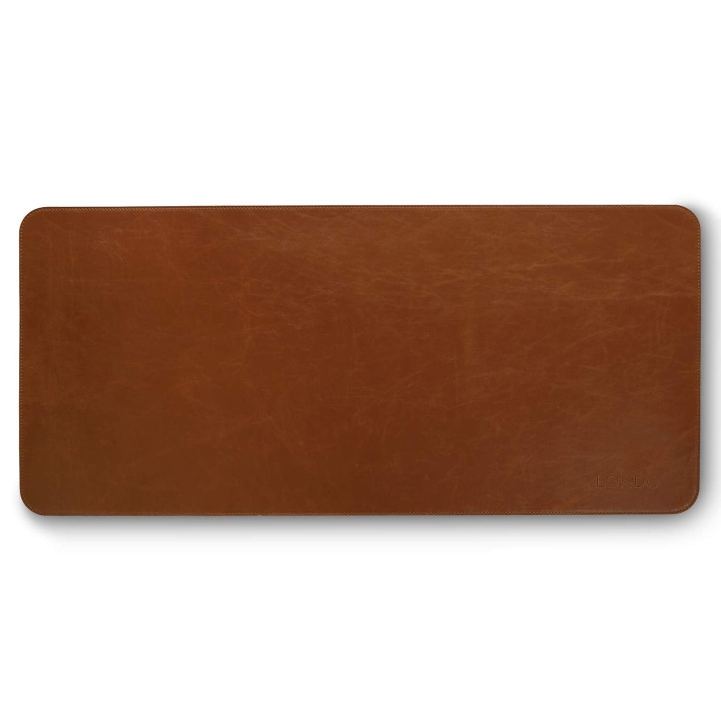 LONDO Leather Mousepad - Extended Desk Mat - Smooth Surface & Non-Slip Base