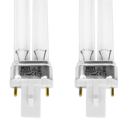 Pisces Twin Pack 11w (watt) PLS Replacement UV Bulb Lamp for Pond Filter UVC