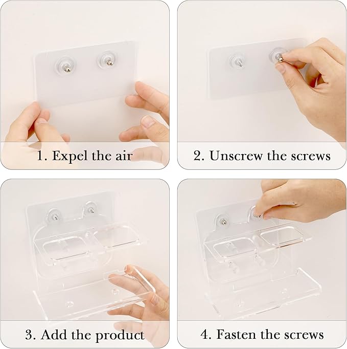 Electric Toothbrush Holder Wall Mounted, Electric Toothbrush Cord Organizer