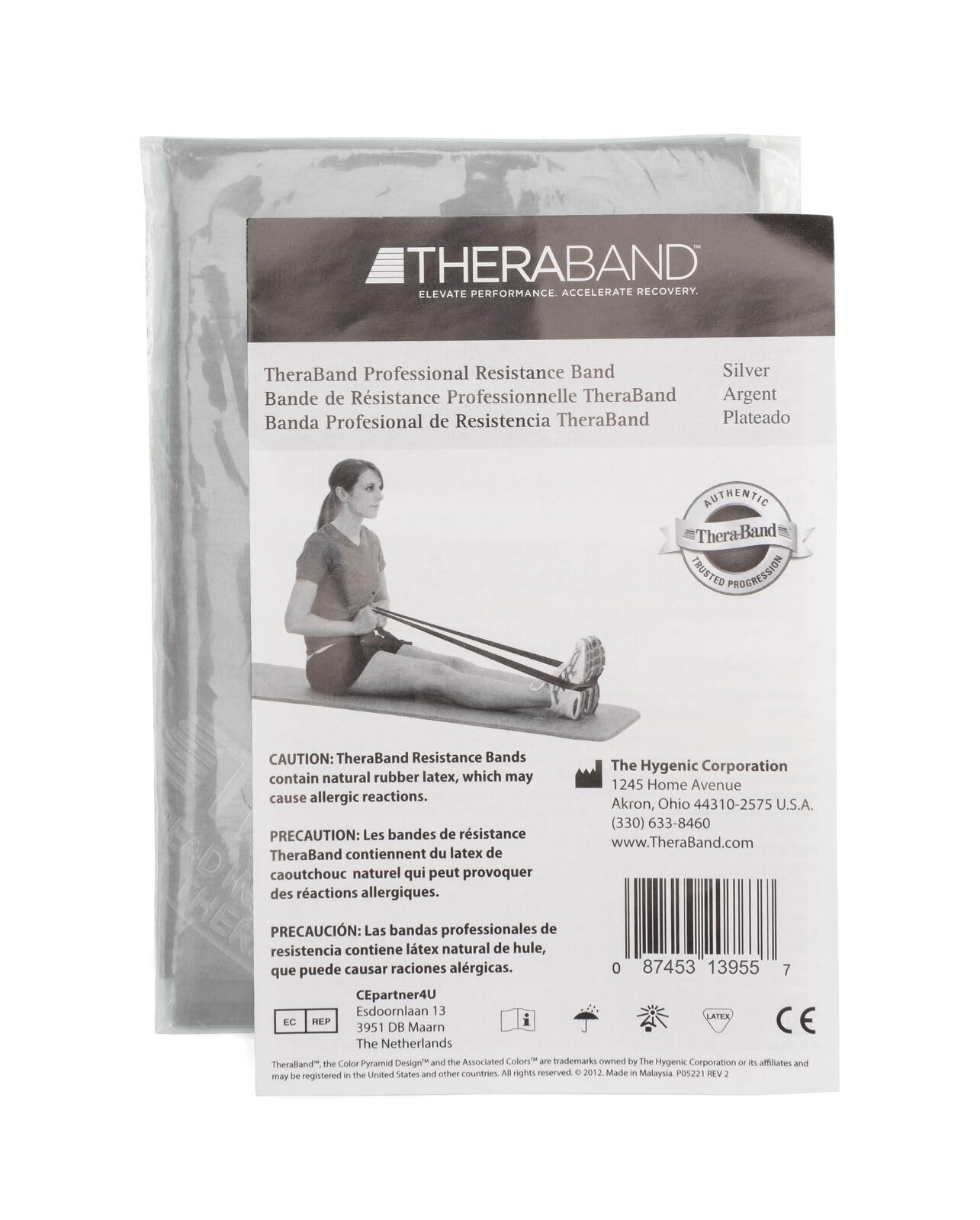 THERABAND Professional Latex Resistance Bands, Individual 6 Ft Elastic Band for Upper & Lower Body Exercise, Physical Therapy, Pilates, Home Workouts, 6 Foot, Blue, Extra Heavy, Level 5