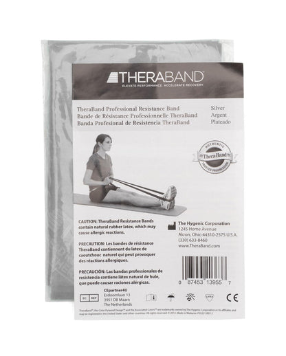 THERABAND Professional Latex Resistance Bands, Individual 6 Ft Elastic Band for Upper & Lower Body Exercise, Physical Therapy, Pilates, Home Workouts, 6 Foot, Blue, Extra Heavy, Level 5