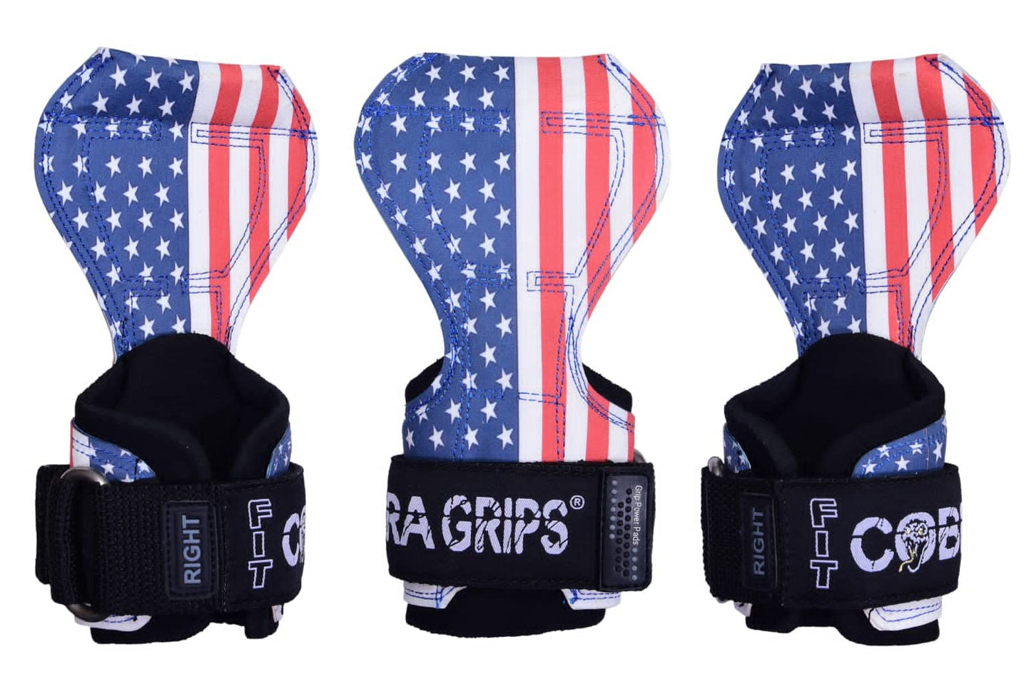 Cobra Grips PRO Weight Lifting Gloves Heavy Duty Straps Alternative Power Lifting Hooks for Deadlifts Adjustable Neoprene Padded Wrist Support Bodybuilding