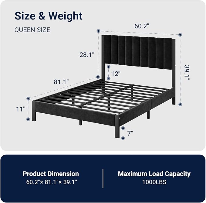 Avenco Queen Size Bed Frame