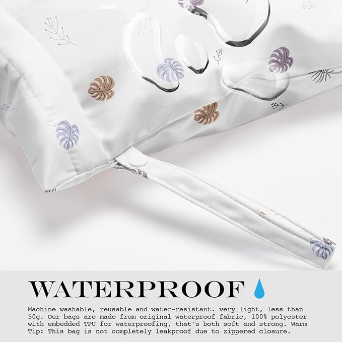 Wet Dry Bag, for Swimsuit, Dirty Yoga Gym Clothes, Makeup Bag, Waterproof