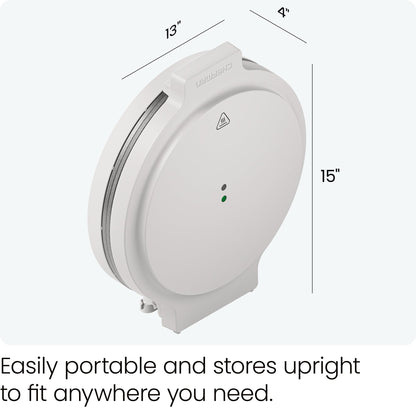 Chefman Everything Maker & Pizza Oven – 1440W Countertop Electric Pizza Maker with 12” Nonstick Cooking Plates, Plus Makes Quesadillas, Omelettes and More, with Indicator Lights and Vertical Storage