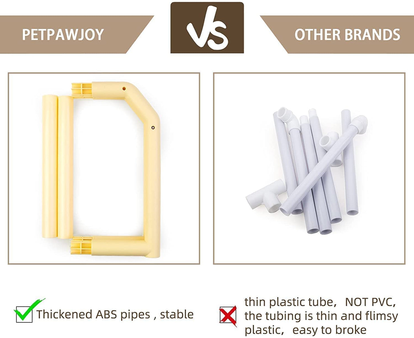 PETPAWJOY Cat Window Perch, Strong Suction Cups Easy Clean Safety Cat Hammock Window Seat for Large Fat Cat or Double Cats