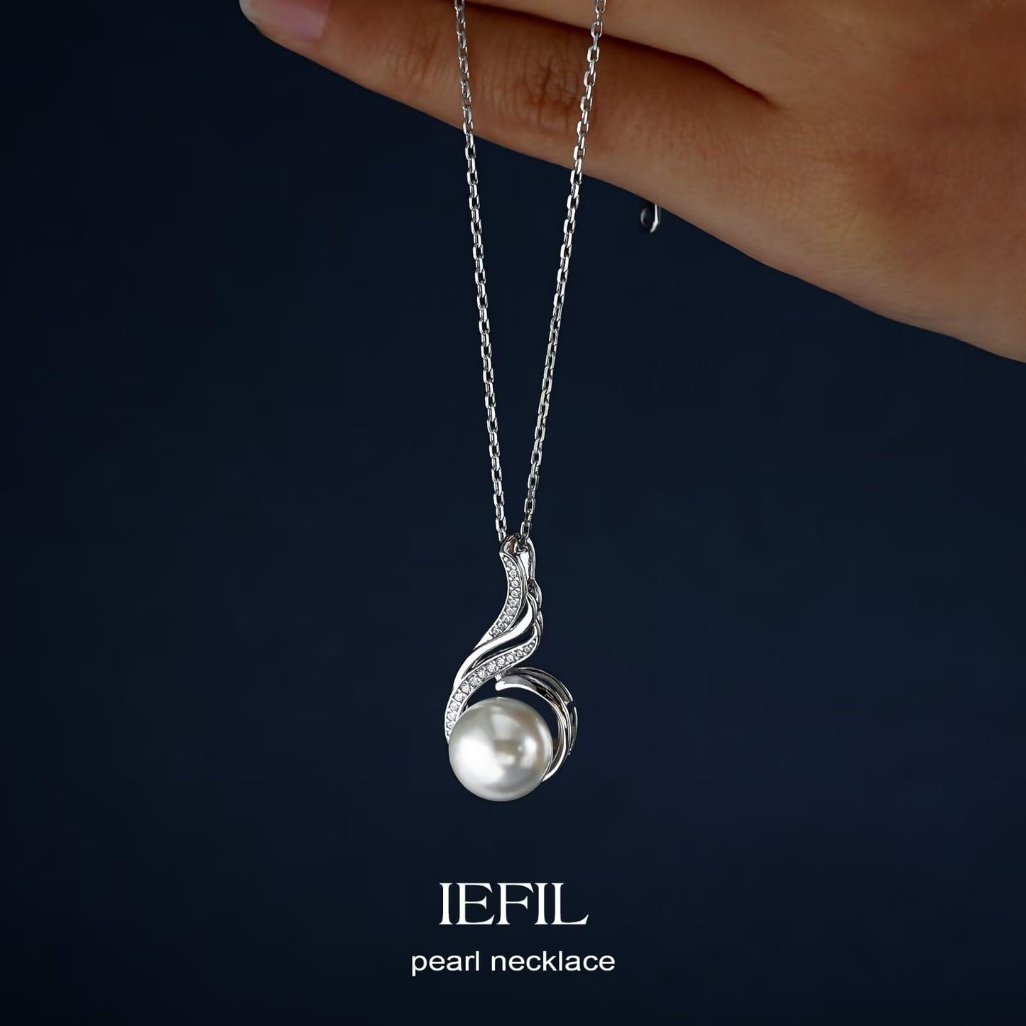 Iefil Anniversary Women Gifts - Pearl Necklace for Women, Pearl Jewelry | Anniversary Birthday Gifts for Wife