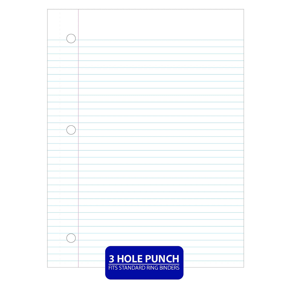 BAZIC Products Notebook College Ruled 1 Subject 80 Sheets Wireless Notebooks, Lined Composition Book, Assorted Color, 6-Pack